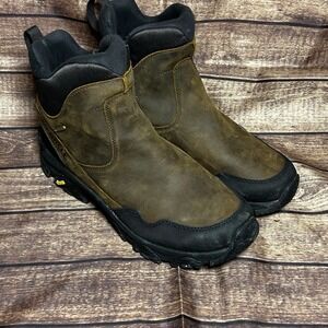 Merrell Mens Coldpack 3 Thermo Tall Waterproof Zipper Brown Vibram Size 11